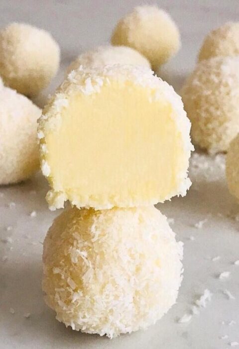 Trufas de Chocolate Blanco