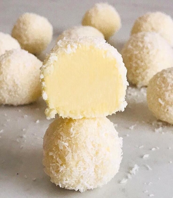 Trufas de Chocolate Blanco